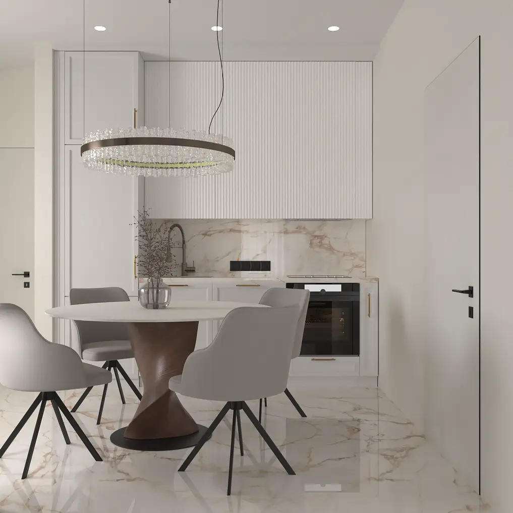 Дизайн кухні в квартирі - вид 4